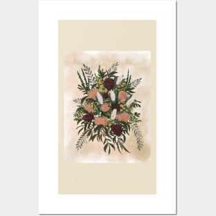 Blush Bouquet Posters and Art